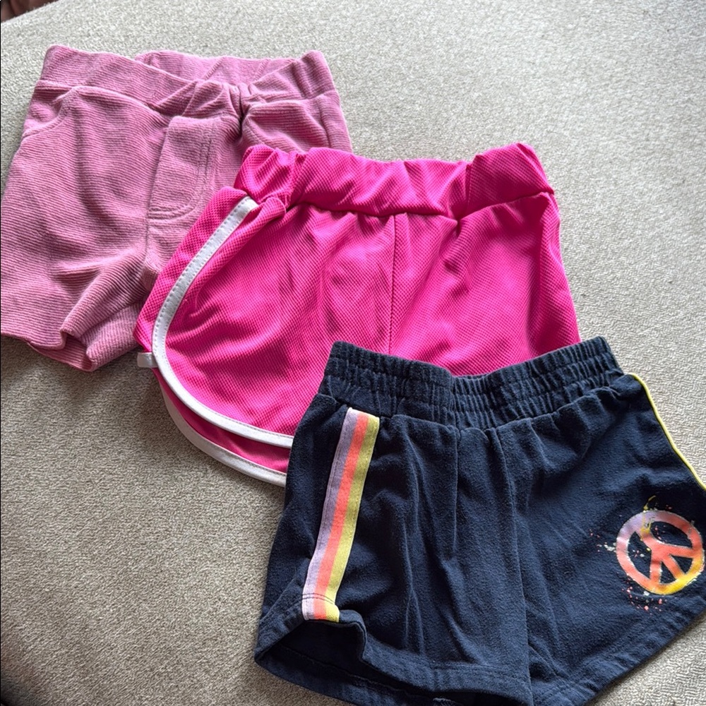 Falls Creek Pink and Black Shorts with Relaxed Fit